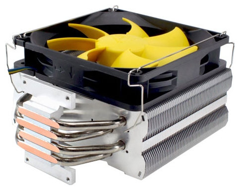 Вентилятор GlacialTech Igloo H46 PWM (1150/1151/1155/1156/1366/2011/775/AM2/AM3/FM1/FM2, 120mm, Al, 800-1600rpm, 15-31dBa, 4 тепловые трубки, DTH, 4pin, 130W) RTL