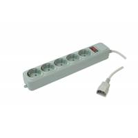 Сетевой фильтр PC Pet (AP01006-E-GR, 5 розеток, 1.8 метра, для ИБП, grey) RTL