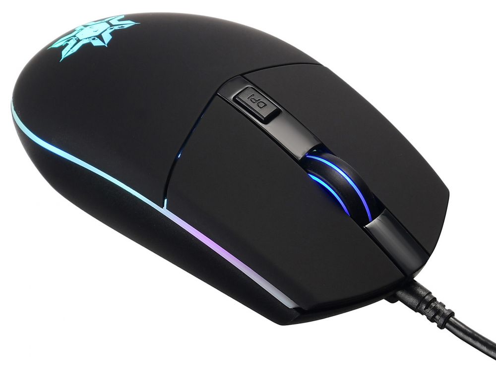 Мышь Oklick FROST 955G (USB, optical, 3200dpi, игровая, black)