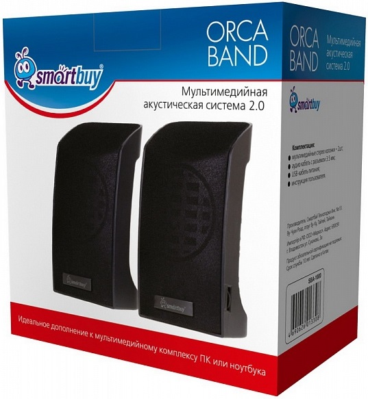 Колонки SmartBuy ORCA BAND SBA-1000 (6W, USB, black)