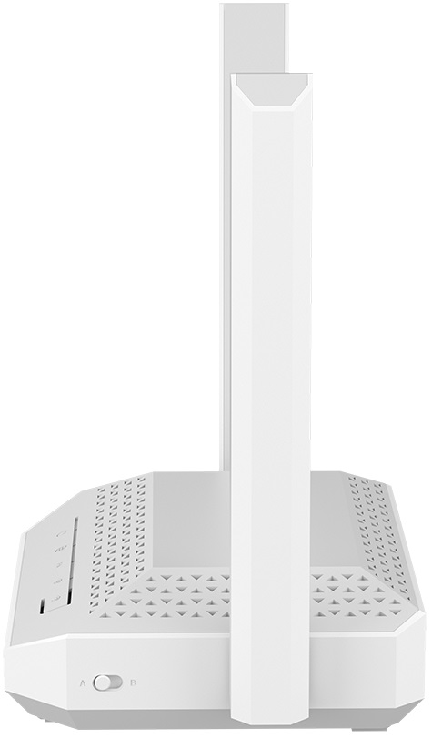 Роутер Keenetic Racer (KN-4010) (574/2402Mbps, 2.4/5GHz, 1 port, 1000Mbps, 2 внешние несъёмные антенны 5dBi, grey-white)