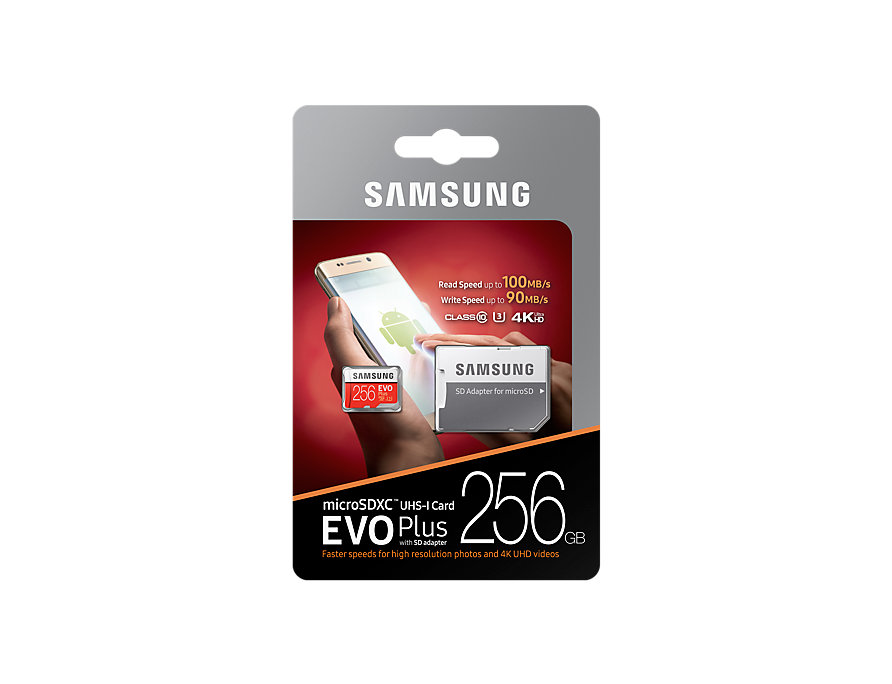 Карта памяти SDXCmicro Card 256Gb Samsung EVO Plus 2 (MB-MC256GA/RU)