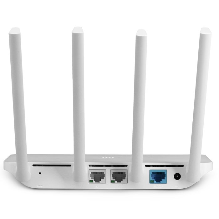 Роутер Xiaomi Mi Wi-Fi 3A (1167Mbps, 2.4/5GHz, 2 ports, 100Mbps, 4 внешние несъёмные антенны, white)