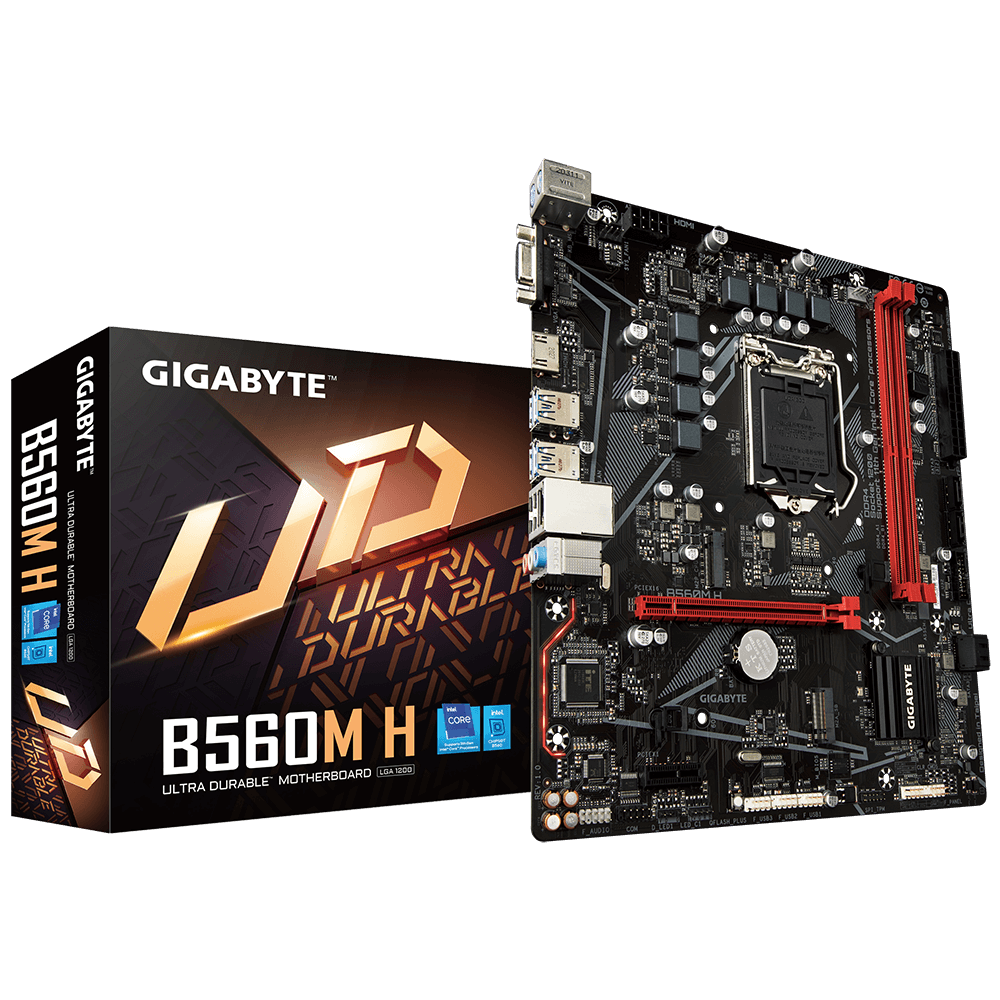 Материнская плата Gigabyte B560M H (s1200, mATX) RTL
