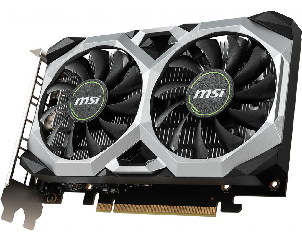 Видеокарта MSI GF GTX1650 VENTUS XS 4Gb (GTX 1650 VENTUS XS 4G, 128bit, GDDR5, HDMI+DP+DVI) RTL