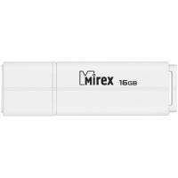 Флеш накопитель USB 2.0 16Gb Mirex Line (white)