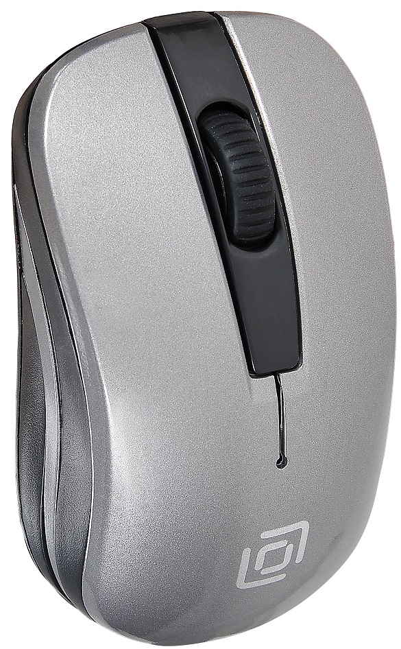 Мышь беспроводная Oklick 445MW (optical, 1600dpi, AA, black-grey)