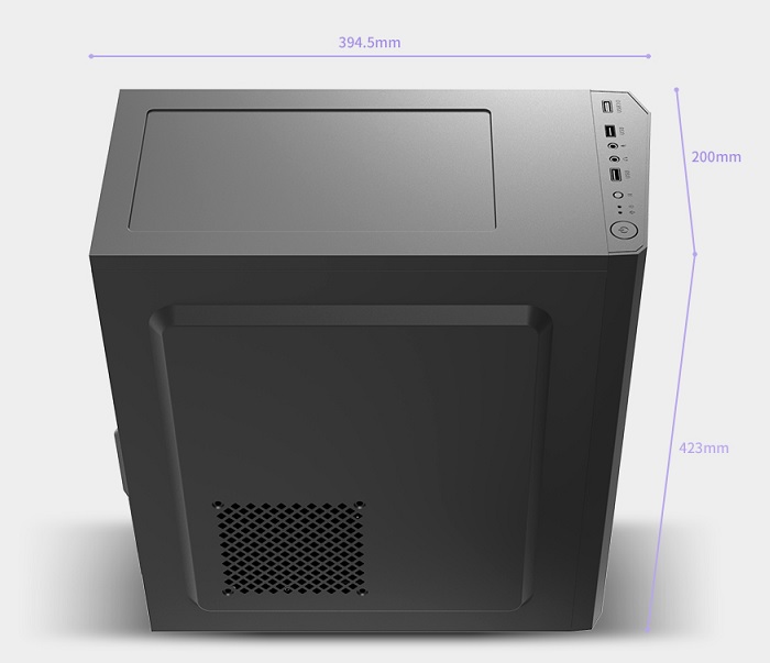 Корпус ZALMAN T8 (без БП, ATX, USB3.0, 1x Fan, black)