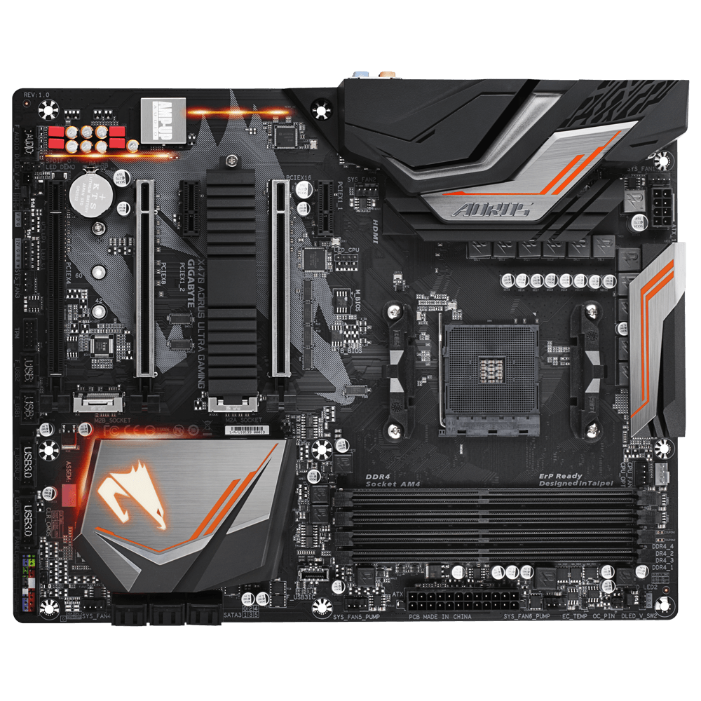 Материнская плата Gigabyte X470 AORUS ULTRA GAMING (AM4, ATX) RTL