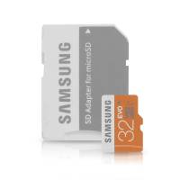 Карта памяти SDmicro Card 32Gb Samsung EVO (MB-MP32DA/RU, Class 10, UHS-I, 48Mb/s, адаптер SD)
