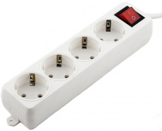 Сетевой удлинитель Гарнизон (ELB-G4-W-3, 4 розетки, 3 метра, 16A, white) OEM