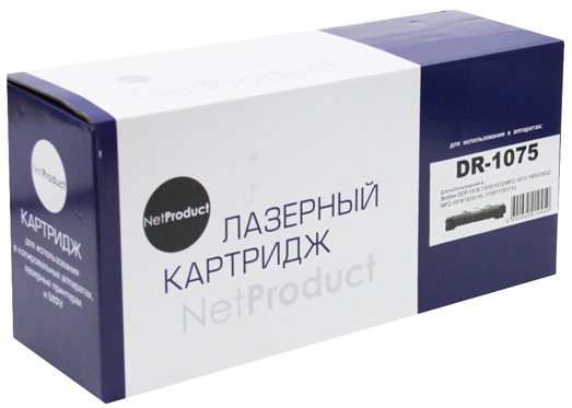 Драм-юнит NetProduct N-DR-1075 (10000 стр., Brother HL-1010R/1112R/DCP-1510R/1512R/MFC-1810R)