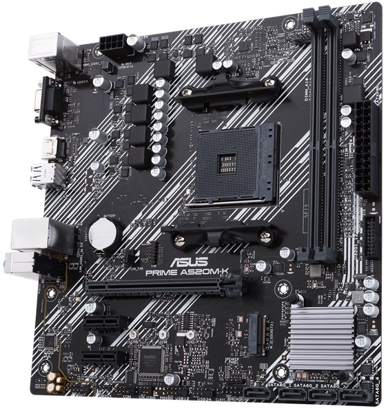 Материнская плата ASUS PRIME A520M-K (AM4, mATX) RTL