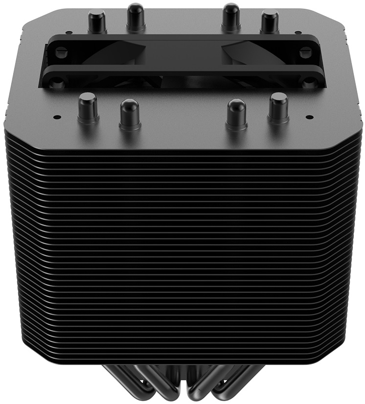Вентилятор ALSEYE MAX M90 (1150/1151/1155/1156/1200/1366/1700/FM1/FM2/AM2/AM3/AM4, 92mm, Al, 800-2400rpm, 28dBa, 4 тепловые трубки, DTH, 4pin, PWM, ARGB LED, 125W, black) RTL