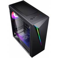 Корпус Formula V-LINE Flash Black (без БП, ATX, RGB, USB 3.0, black)