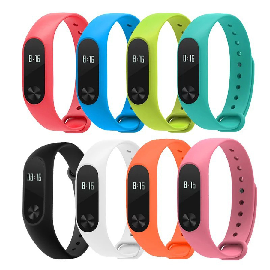 Силиконовый ремешок для Xiaomi Mi Band 2 (green)