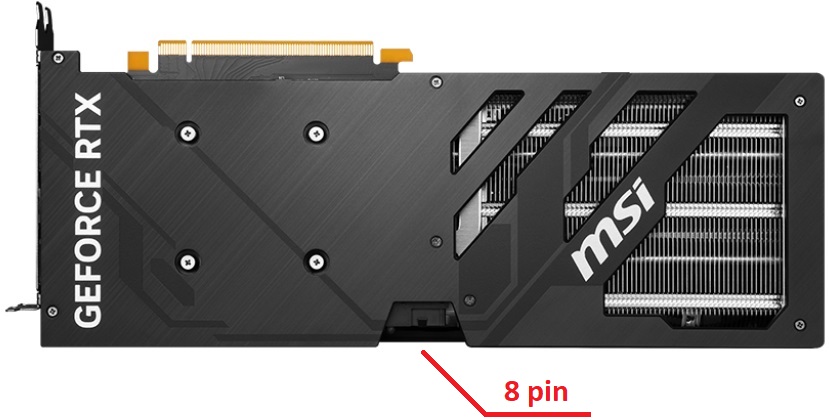 Видеокарта MSI GF RTX4060 OC 8Gb (RTX 4060 VENTUS 3X 8G OC, 128bit, GDDR6, HDMI+3xDP) RTL