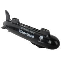 Картридер / USB HUB (5 портов) Konoos (UK-40 Подводная лодка, SDHC, microSD, miniSD, MS, MMC, xD, black, USB 2.0)
