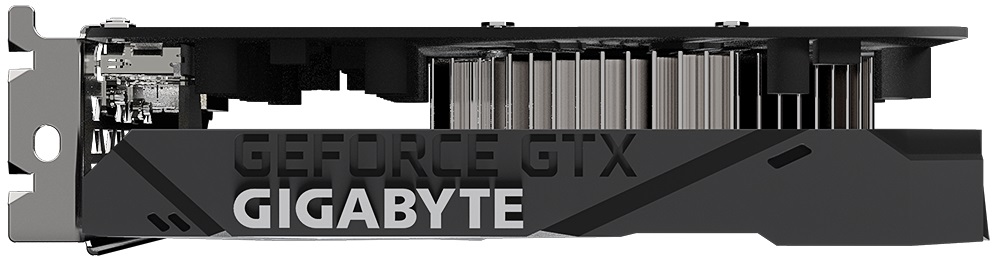 Видеокарта Gigabyte GF GTX1630 4Gb (GV-N1630OC-4GD, 64bit, GDDR6, DVI+HDMI+DP) RTL
