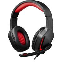 Наушники Redragon THEMIS (полноразмерные закрытые, c микрофоном, игровые, 2m, black-red)