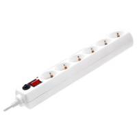 Сетевой фильтр Buro (5 розеток, 5 метров, white) OEM