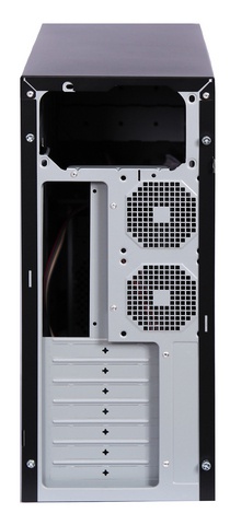 Корпус Velton 7075 D-D (без БП, ATX, black-silver)