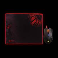 Мышь A4Tech Bloody Q5081S (USB, optical, 3200dpi, игровая, коврик, black)