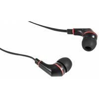 Наушники Defender Trendy-707 (затычки, без микрофона, 1.1m, black-red)