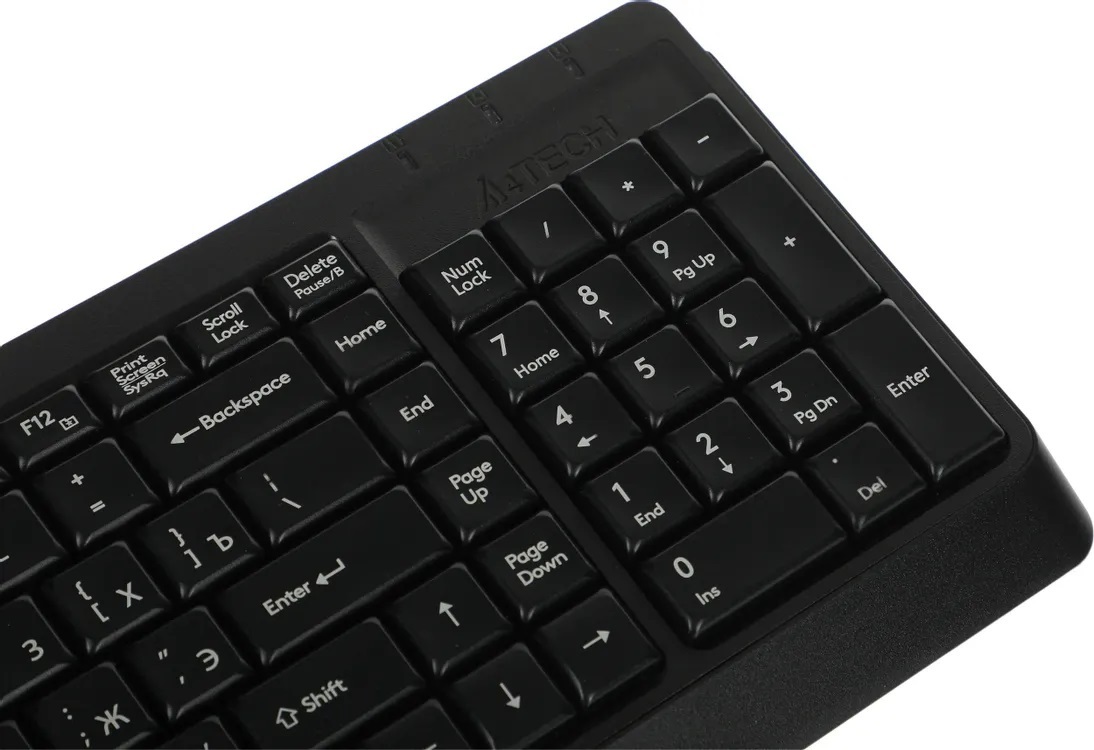 Клавиатура A4Tech Fstyler FK15 (USB, мультимедийная, black)