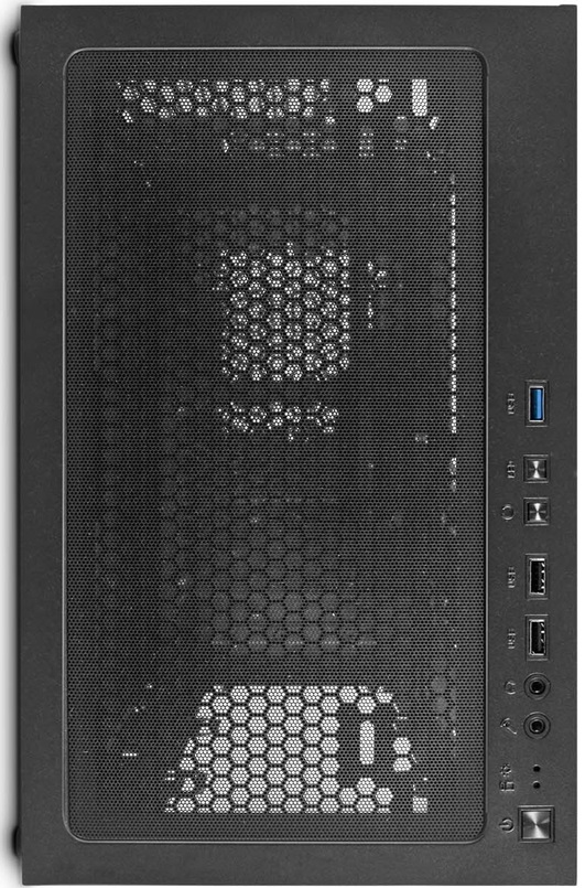 Корпус 1STPLAYER TRILOBITE T3 (T3-BK-4F1, без БП, mATX, USB3.0, black)