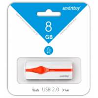 Флеш накопитель USB 2.0 8Gb Smart Buy Comet White