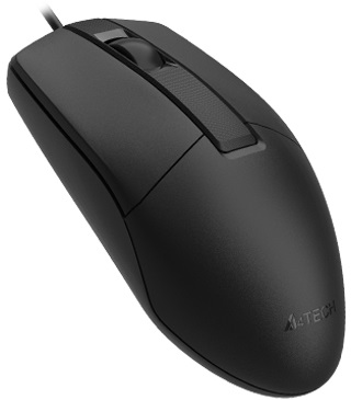 Мышь A4Tech OP-330 (USB, optical, 1200dpi, black)