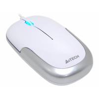 Мышь A4-Tech D-110-2W (белый, USB)