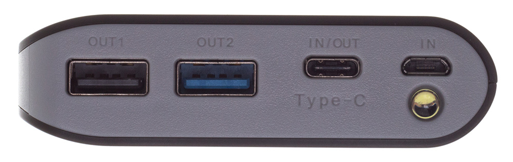 Внешний аккумулятор Buro RB-20000-LCD-QC3.0-I&0 (литий-ионный, 20000mAh, 3*USB - 1.5-3A max, вход 1.5-3А, black-grey)