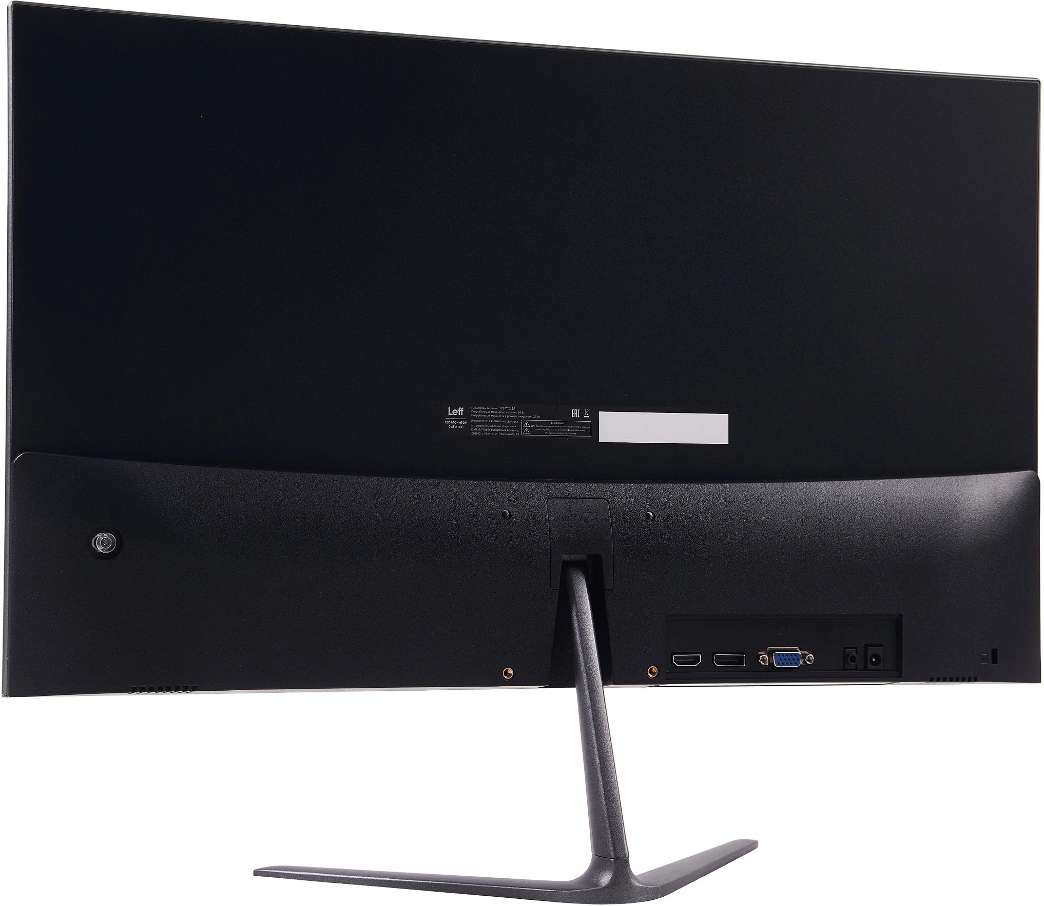 Монитор Leff 24" 24FV100 grey (1920x1080, 75Hz, 3000:1, 170°/170°, 7ms (GTG), 250cd/m2, VA, HDMI, DP, выход на наушники)