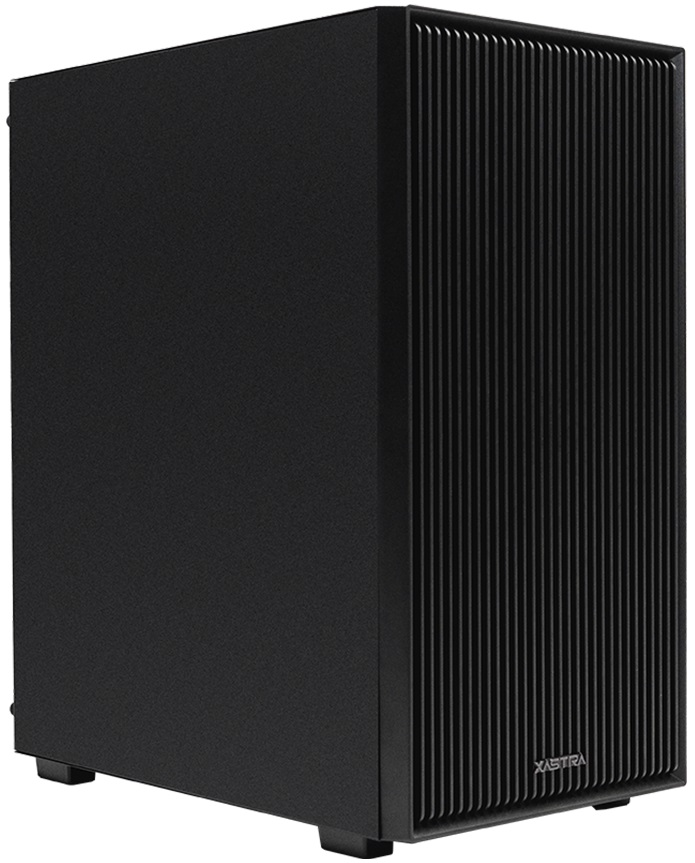 Корпус XASTRA A307M 2BK SI (без БП, mATX, USB3.0, 2x Fan, black)