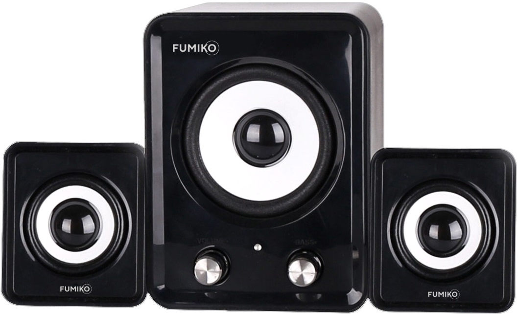 Колонки FUMIKO PODIUM (6W, USB, black)