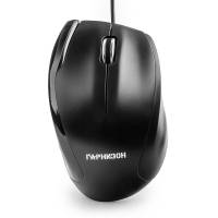 Мышь Гарнизон GM-205 (USB, optical, 1000dpi, 1.25m, black)