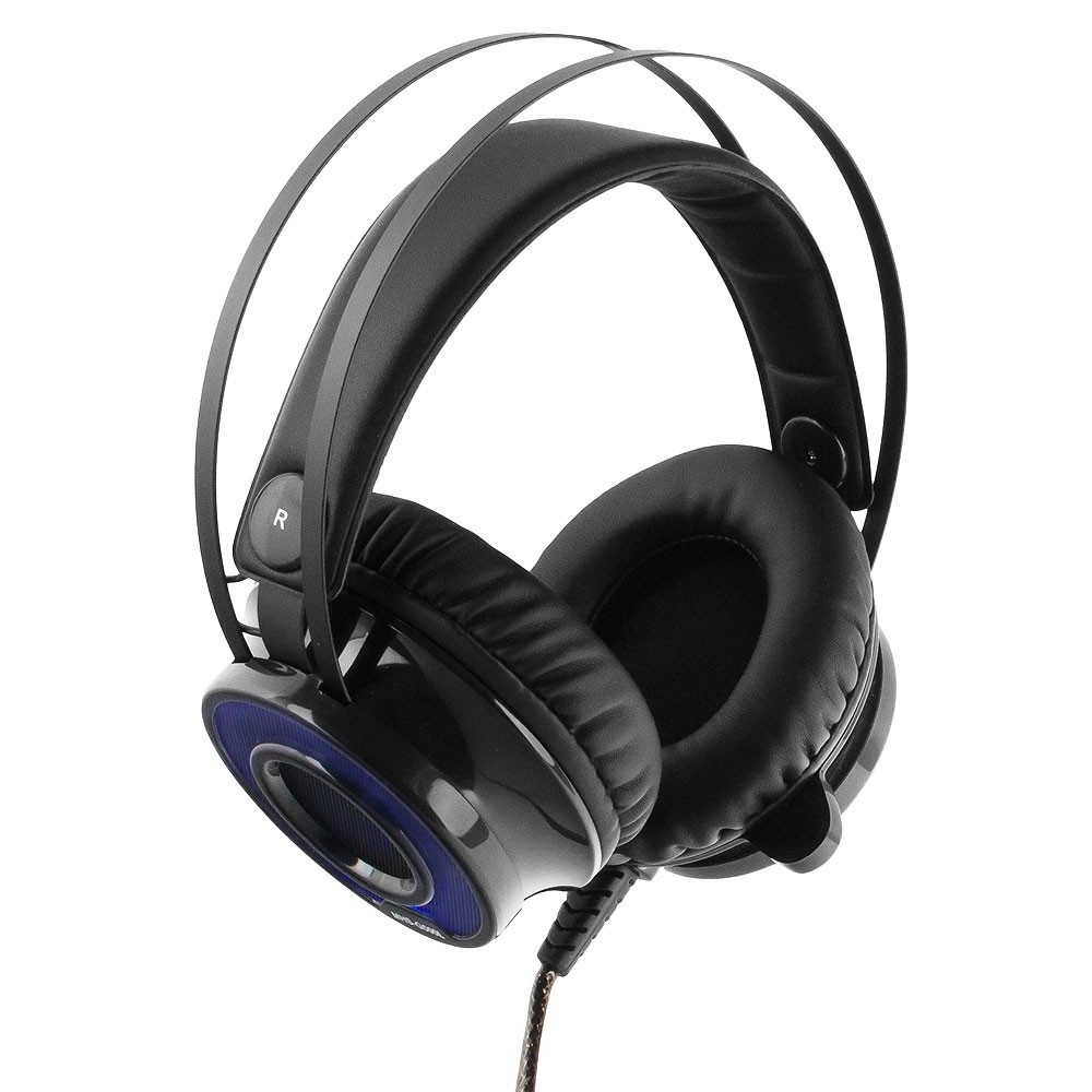 Наушники Gembird MHS-G500L (полноразмерные закрытые, c микрофоном, игровые, подсветка, 2.3m, промо-код "Survarium", black)