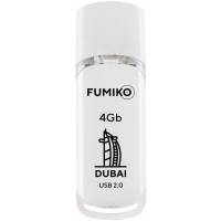 Флеш накопитель USB 2.0 4Gb FUMIKO DUBAI (FDI-21, white)