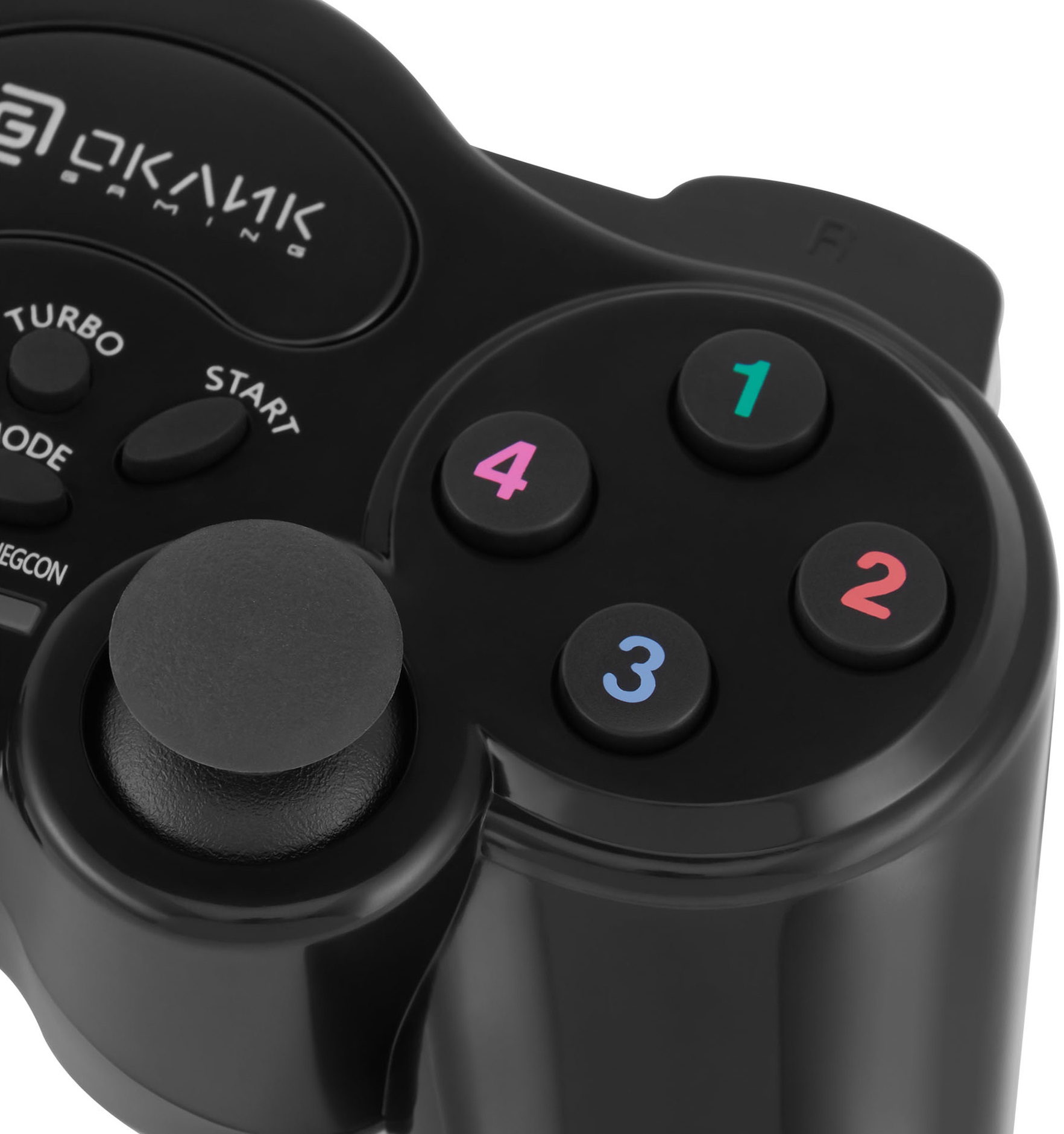 Геймпад Oklick TWILIGHT GP-400MW (PC/PS1/PS2/PS3, беспроводной / USB, 3xAAA, вибрация, black)