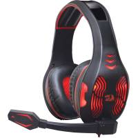 Наушники Redragon HARDY (полноразмерные закрытые, подключение по USB, c микрофоном, игровые, 2.3m, black-red)