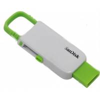 Флеш накопитель USB 2.0 16Gb SanDisk CZ59 Cruzer U, white-green