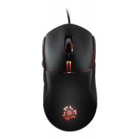 Мышь QUMO UFO M77 (USB, optical, 2400dpi, игровая, 7 цветов подсветки, soft-touch, 1.5m, black)