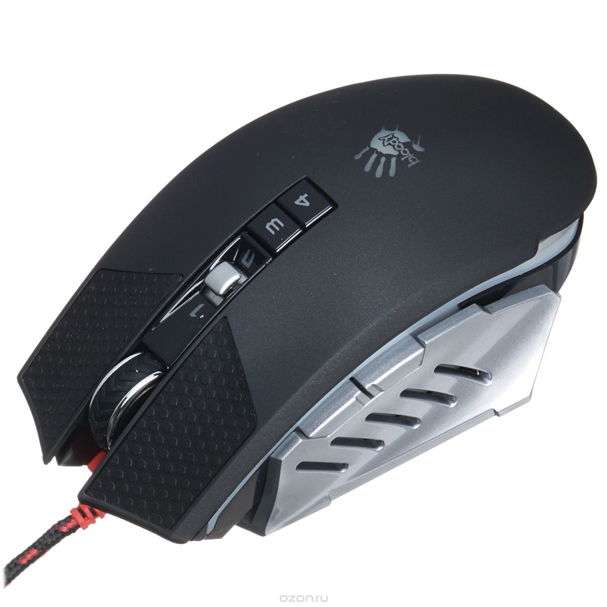 Мышь A4Tech Bloody TL60 Terminator (USB, laser, 8200dpi, black-silver)