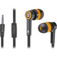 Наушники Defender Pulse 420 (затычки, с микрофоном, 1.1m, black-orange)