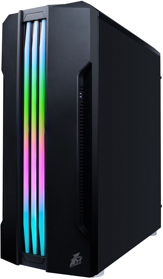 Корпус 1STPLAYER RAINBOW R3-A (без БП, ATX, USB3.0, black)