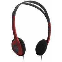 Наушники Defender Aura HN-001 (накладные открытые для мобильный устройств, микрофон, 1.2m, red)