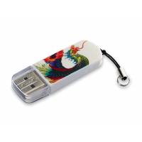 Флеш накопитель USB 2.0 16Gb Verbatim Store n Go Mini Tattoo Edition (49887, Phoenix)