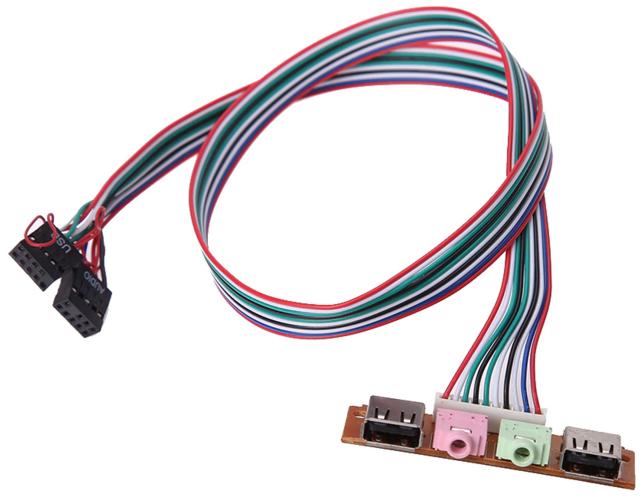Контроллер на переднюю панель корпуса (2 х USB 2.0 + аудио)